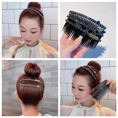 Haarnadel Kopfschmuck Haarnadel Damen Haarkamm Kamm Stirnband Pony-Clip Hinterkopf Haarnadel