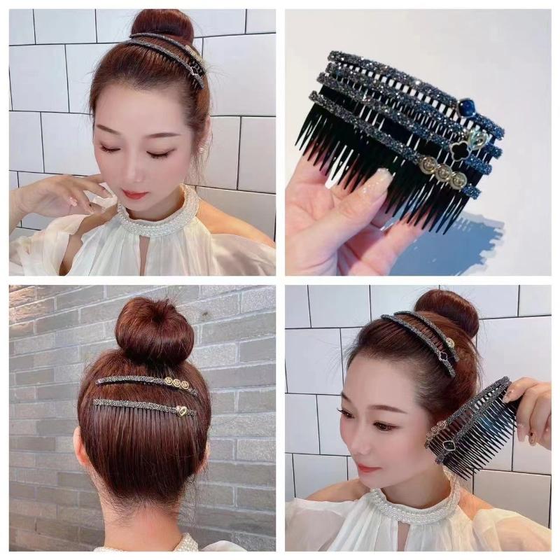Hairpin Head Ornament Hairpin Female Hair Comb Comb Headband Bangs Clip Back of The Head Hairpin