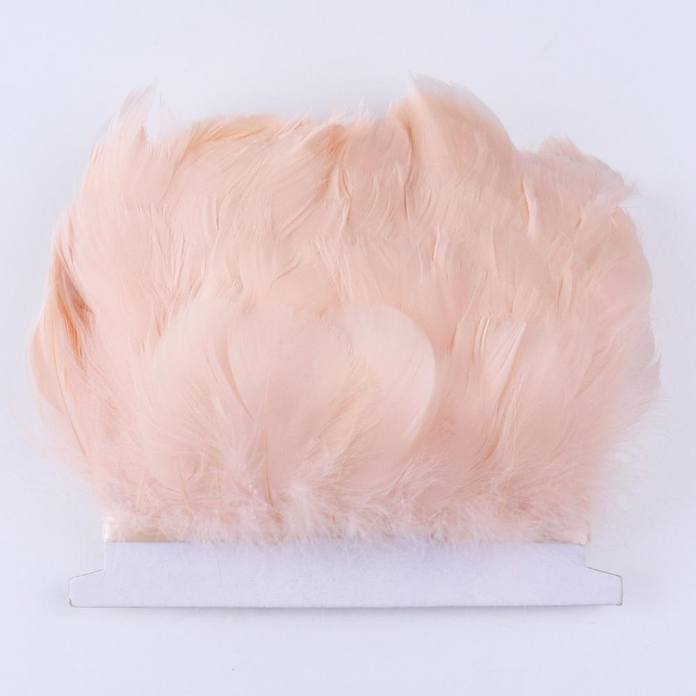 

1 Метр Натуральная Лента из Гусиных Перьев Пушистая Бахрома из Гусиных Перьев Свадебная Вечеринка Платье Юбки Украшение Поделки Перья 8-10СМ 1Meter шампанского