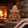 Retro Style Viking Ornament Gnome Figurine 3D Printed Cute Nordic Dwarf Ornament Whimsical Unique Collectible Little Man Desk Decor for Home Office