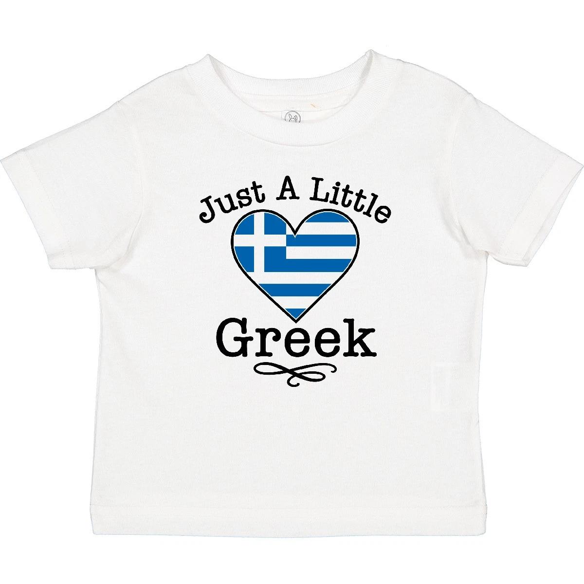 

Inktastic Just A Little Greek Heritage Baby T-Shirt Proud Outfit Childs Kids 100
