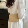 X7XC Women Crossbody Bag Summer Straw Messengers Bag Spacious Interior Shoulder Bags Bag Phone Pouches