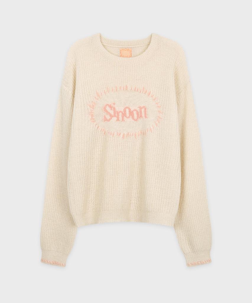 SINOON SINOON Logo Knit (Ivory)