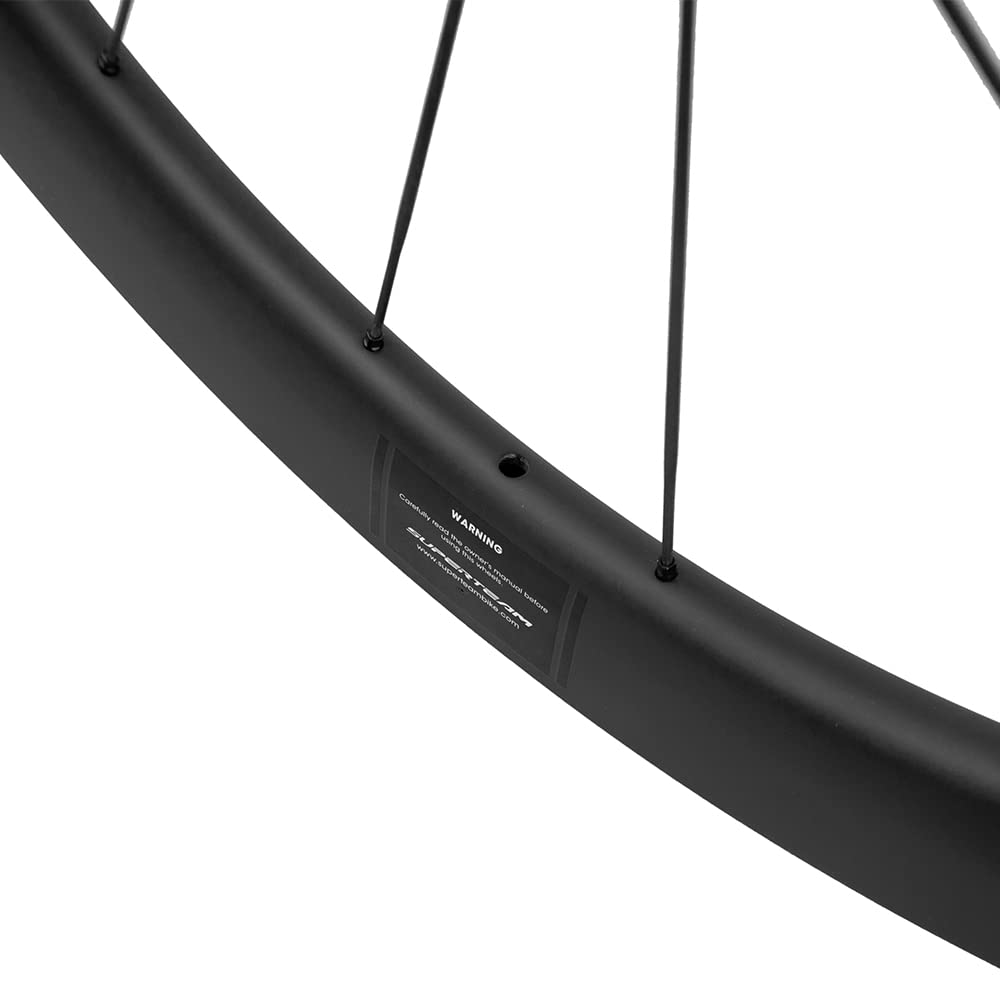SUPERTEAM Carbon Speichen Scheibenbremse 50mm Tubeless Carbon Speichen
