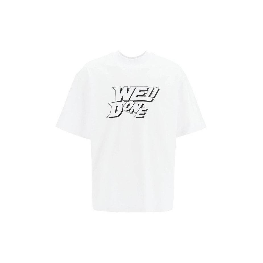 WE11DONE SS22 T Shirt Men's White WD-TT1-22-630-WH