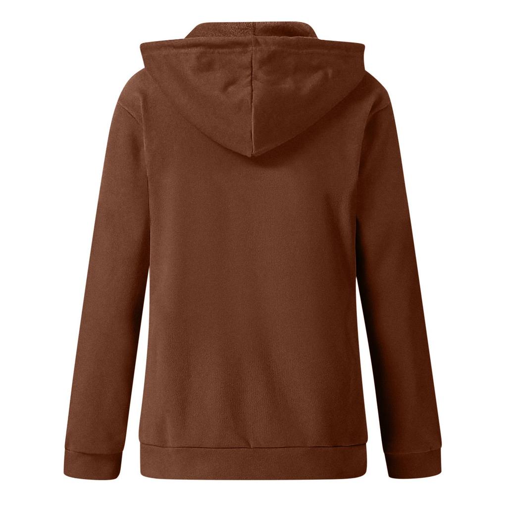Hoodie For Women Lightweight Zip Up Jacket Plus Size Long Sleeve Hooded Sweatshirt Drawstring Slim Fit Basic Thin Coat