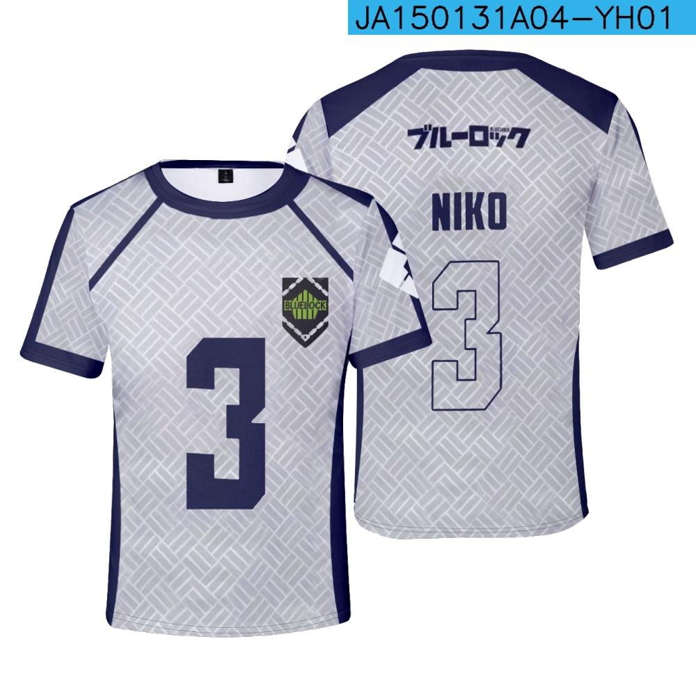 Summer Round Neck 3D Printed Jersey Fashionable Casual Short Sleeved Men's T-shirts