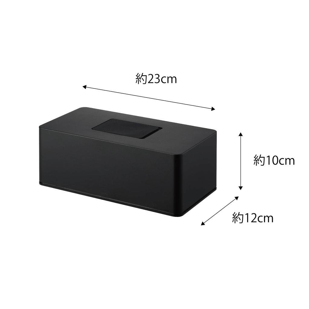 Yamazaki Jitsugyo Residential Wet Cleaner Sheet & Wipe Case Black Přibl. Š23 x H12 x V10cm Tower Doplňovací pouzdro silikonové víko 6616