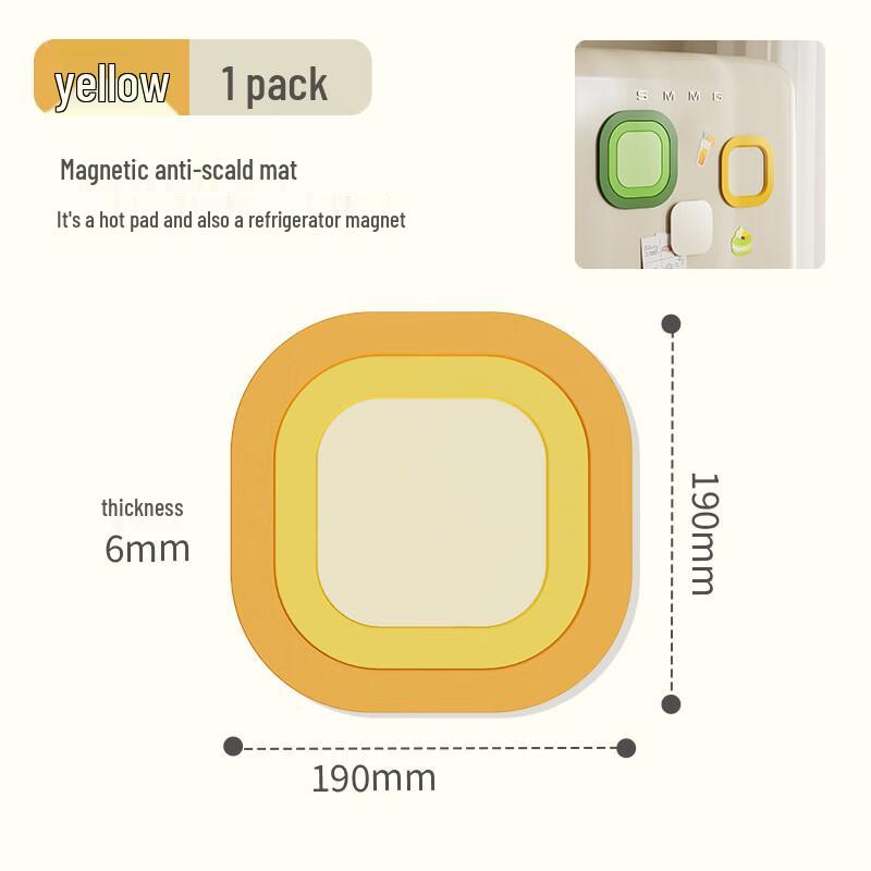 Changbaosen Magnetic 3-in-1 Heat-Resistant Dining Mat Set