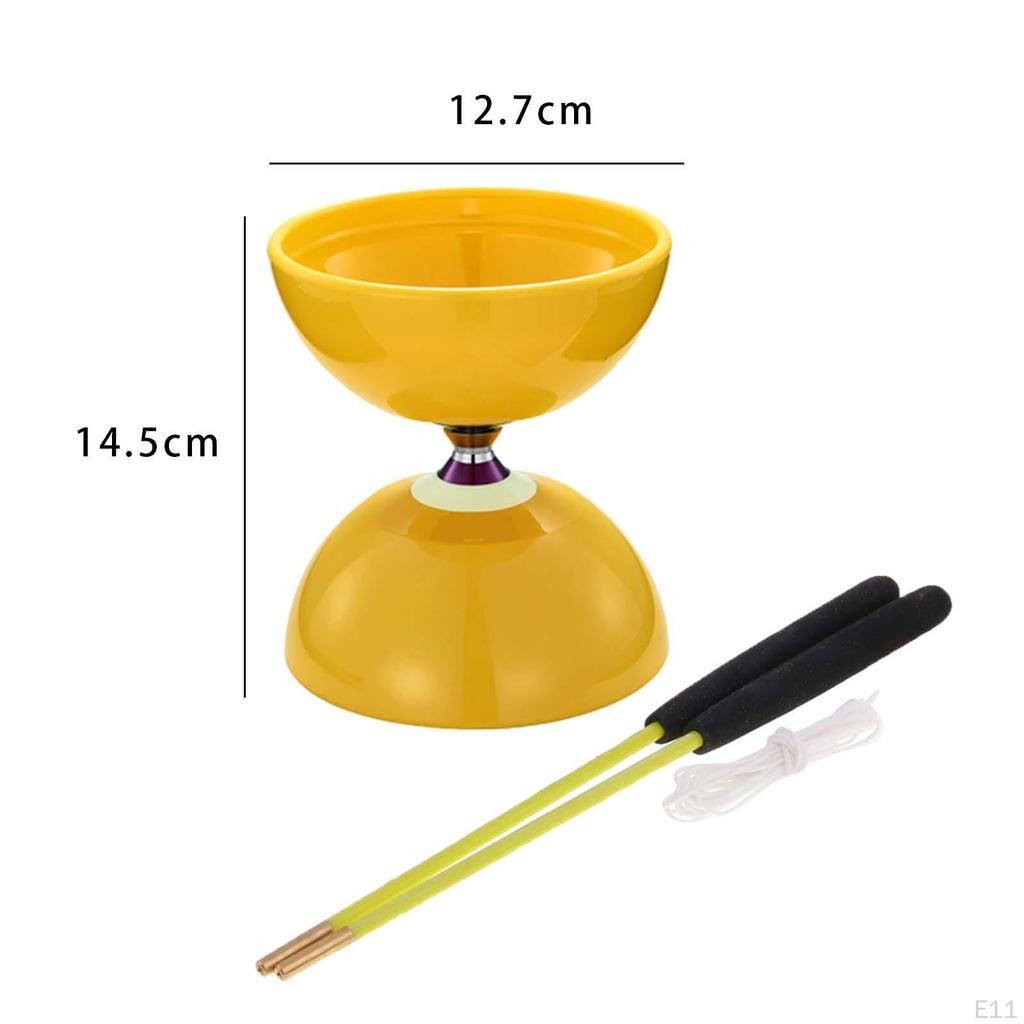 Classic Diabolo Toy Set with Sticks for Beginners and Community Events