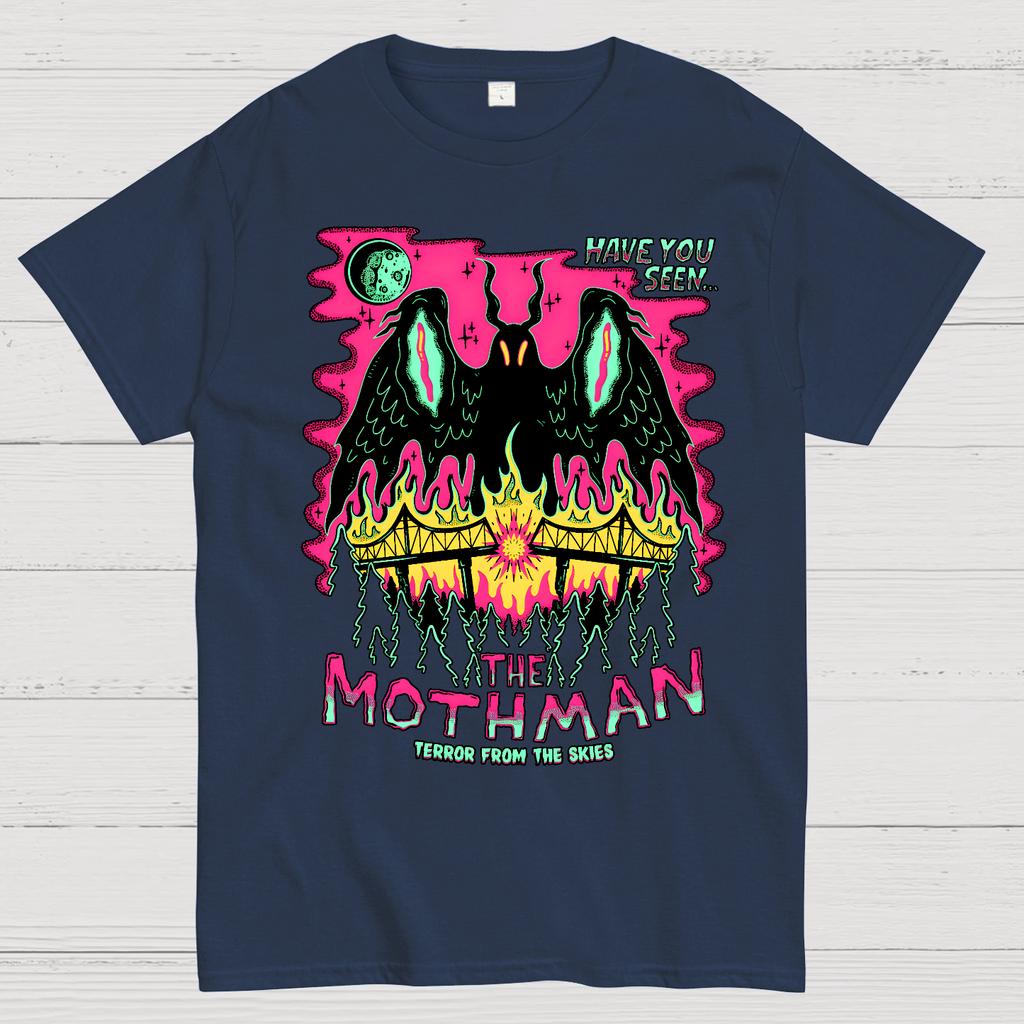 Have You Seen The Mothman Terror From The Skies Cotton Summer Casual Cool Loose T-Shirt