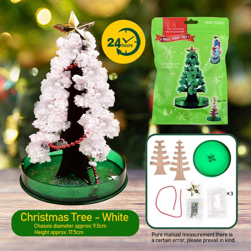 DIY Growing Tree Paper Sakura Crystal Trees Desktop Cherry Blossom Toys Handmade Christmas Tree Craft Kit Valentine's Day Gift