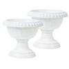 2 Pcs Decorations Outdoor Flower Pots Plant Saucers for Outdoors Plastic Creative European Style Holder