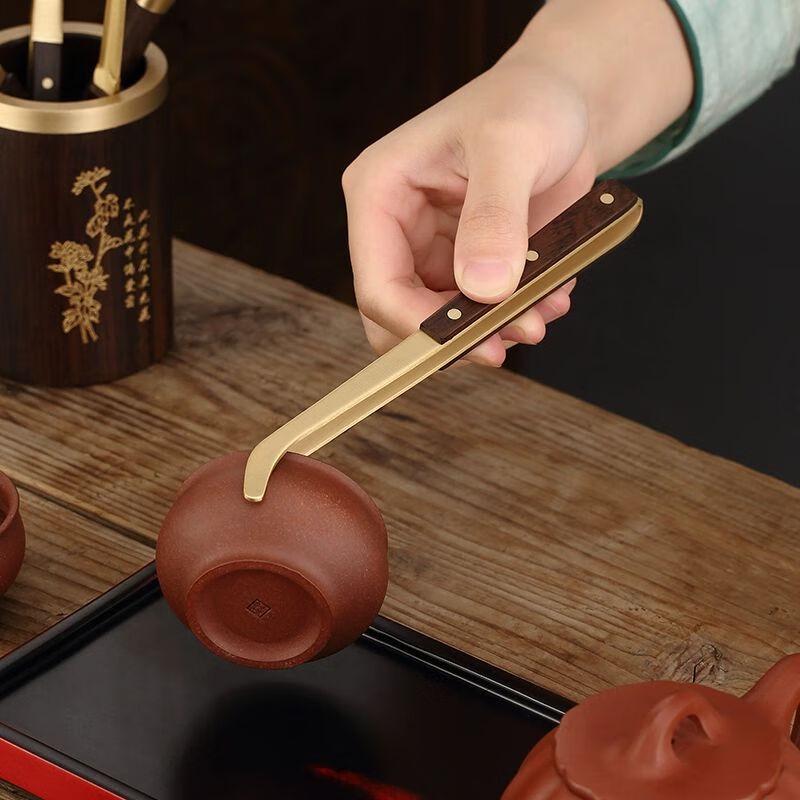Ebony & Brass Tea Ceremony Tools Set