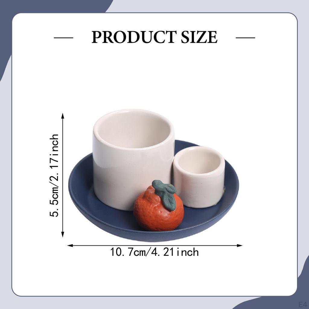 Keramischer Räuchergefäß Kerzenhalter Dekorative Palo Santo Salbei Schale für Schreibtisch