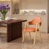 1PC elegant dining chair, simple and modern dining chair, comfortable and durable Nordic-style dining chair