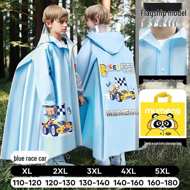Children s Raincoat with Backpack Slot 4XL