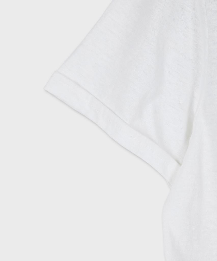 PANICALE Linen Blend Collared T-Shirt 2 Colors