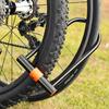 Bike U Lock with Anti Theft Steel Cable Bike Lock Mounting Bracket for Road Bike Mountain Bike Electric Bike Folding