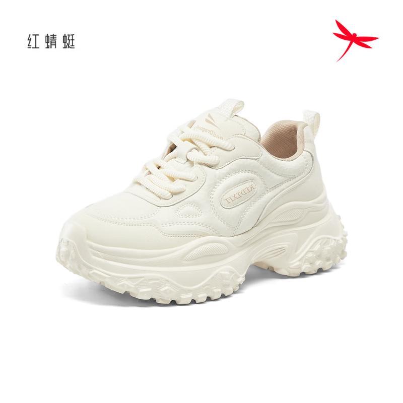Red Dragonfly Women s Trendy Chunky Platform Dad Sneakers 38