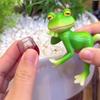 Contemporary Resin Small Frog Planter, Creative Handmade, for Outdoor, Balcony, Garden Decoration, Various Room Types