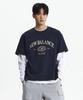 Nyuballanseu Nbnegco212 / Uni Heritage Short Sleeve T-Shirt (Navy)
