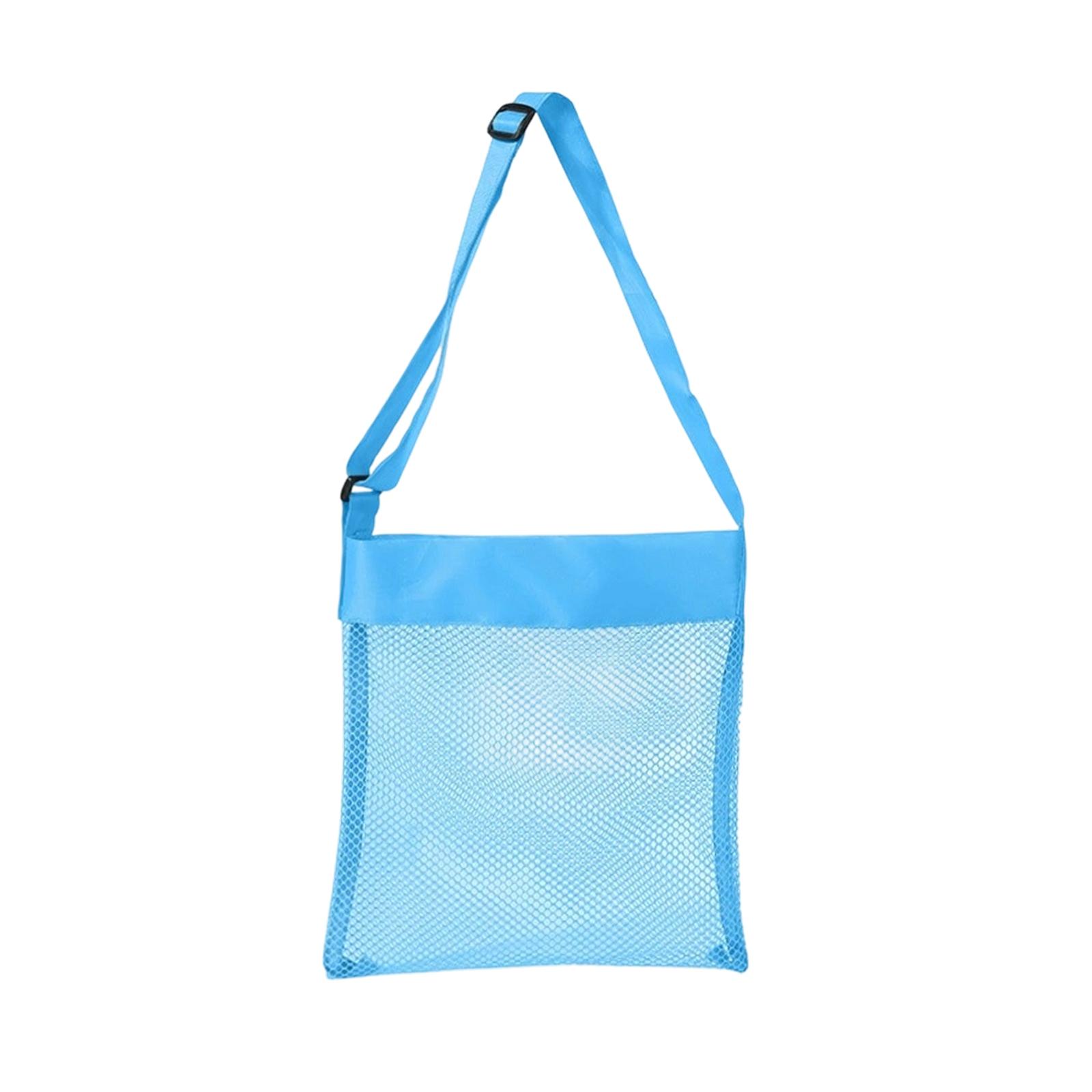 Shells Bag Mesh Seashell Bags Colorful Shells Collecting Bag Mesh Beach Bags Treasure Beach Toy Storage Kids
