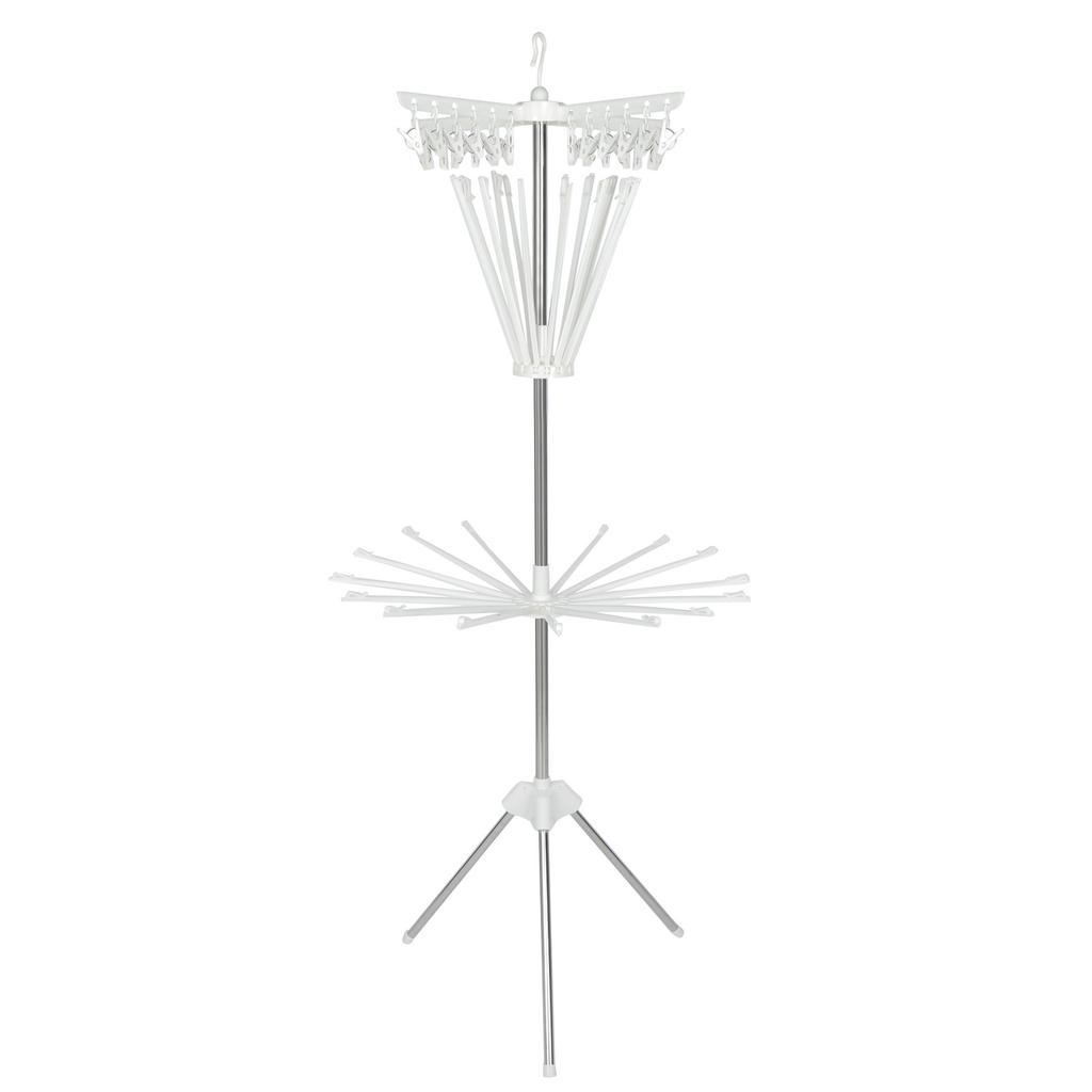 3-stufiger Handtuchhalter Freistehend Edelstahl Faltbar Babykleiderständer Bügel Haushaltswaren