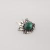 Natural Malachite Gemstone 925 Sterling Silver Partywear Pendant 0.5" Women Jewelry For Birthday Gift CP-43-25
