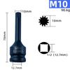 Home DIY Tool 12 Point Socket Screwdriver Bit Wrench Socket Adapter