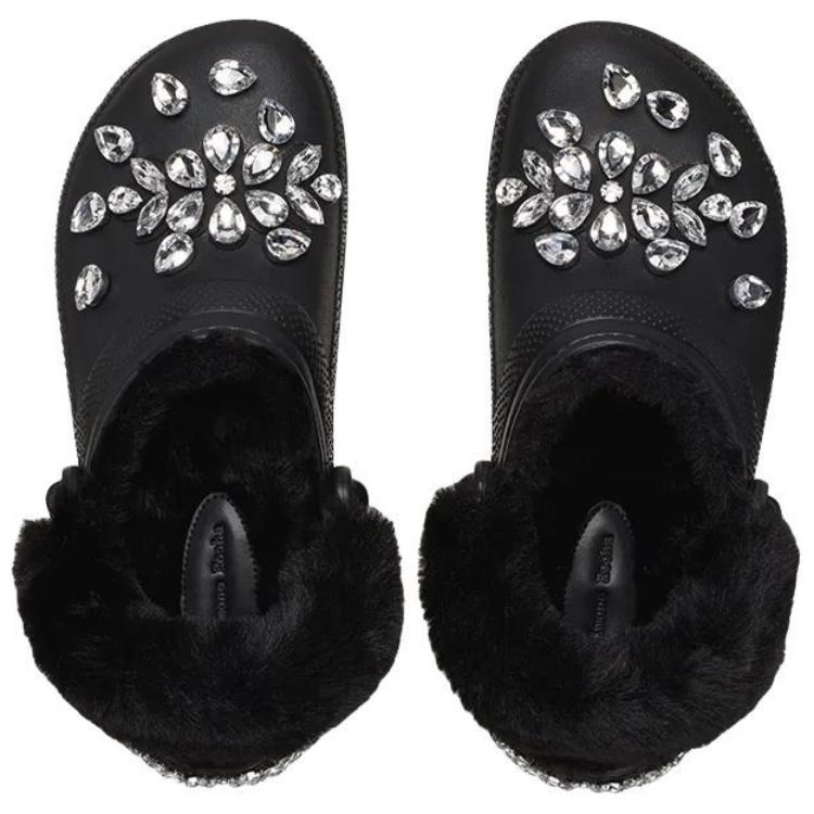 Crocs Classic Lined Clog Simone Rocha Black Women Sneakers 210170-001