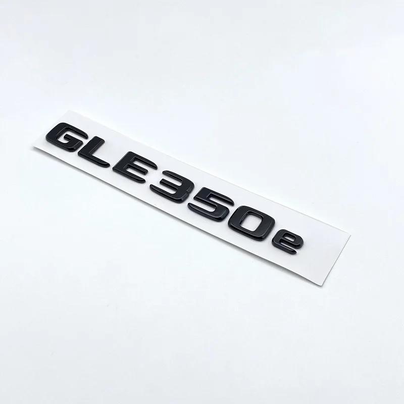 EAAKL1 3D plokščios raidės chromuotos juodos raidės GLE350e GLE500e GLE350de 4Matic ABS emblema Mercedes Benz W166 V167 automobilio bagažinės logotipo lipdukas