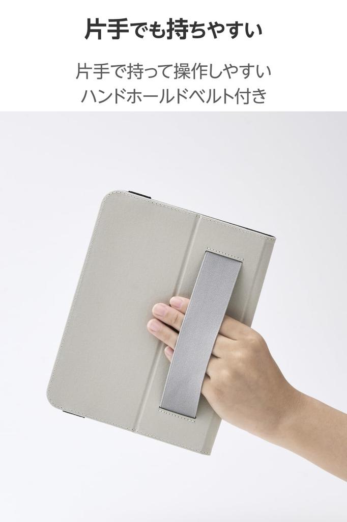 Elecom IPad Mini Pro Mini Soft with Two Stand Modes and Stylus (A17 2024) (6th Generation) Case, Leather, Lightweight, Holder, TB-A25SPLF2BK