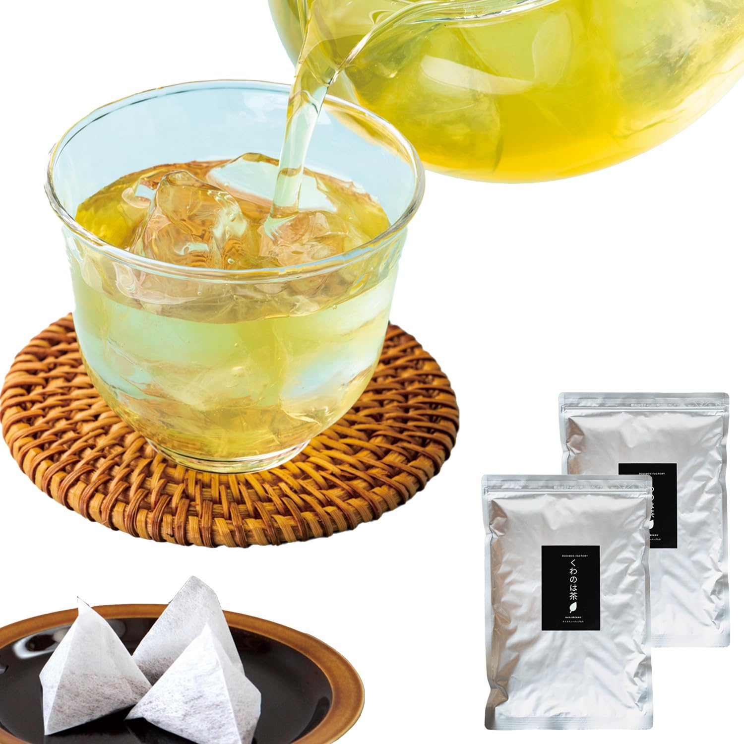 

Rooibos Factory Organic Mulberry Leaf No 2g x 102 Tea JAS Certified Tea, Tag, Bags, Organic,