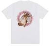 Sommer Reines Baumwoll T-Shirt mit Aufdruck Geeignet für Unisex Modisch und Vielseitig Atmungsaktives Reines Baumwoll T-Shirt