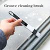 Portable Two-in-one Cleaning Brush Multifunctional Door and Window Keyboard Groove Cleaner Dust Shovel Window Rail Cleaning Tool