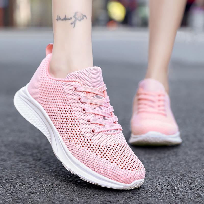 Summer Thin Sports Comfortable Breathable Deodorant Hollow Single Mesh Lightweight Daily Casual Running Shoes