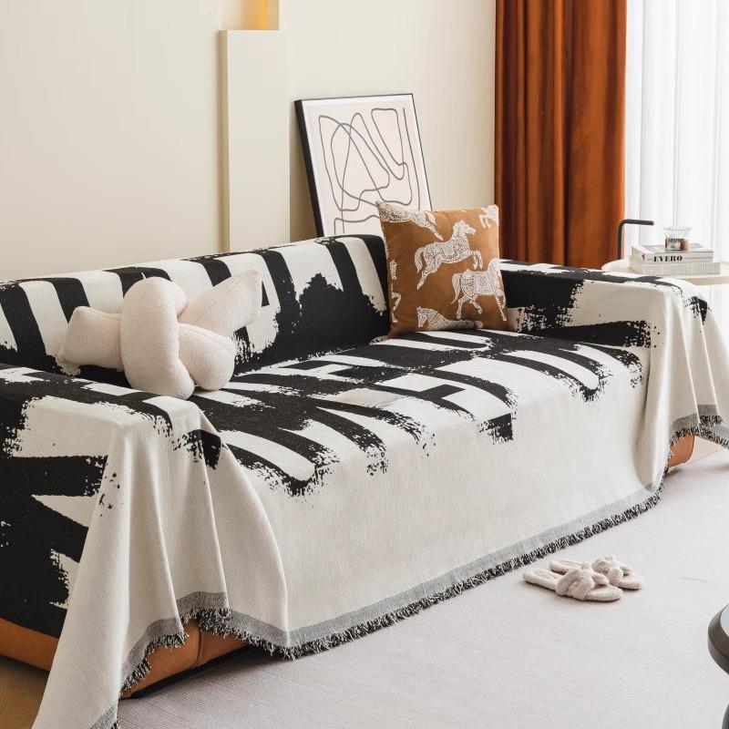 Chenille Sofabezugstoff, Universelles Sofa-Handtuch für alle Jahreszeiten, Beliebte neue Anti-Katzenkratz-Sofa-Decke Kissen