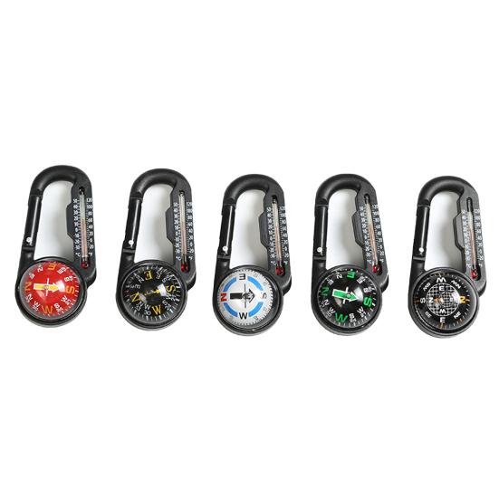 1/2Pcs Pocket Survival Compass Keychain Hiking Backpacking Lightweight Handheld Keychain with Precise Directional Guidance Portable Navigation Tool
