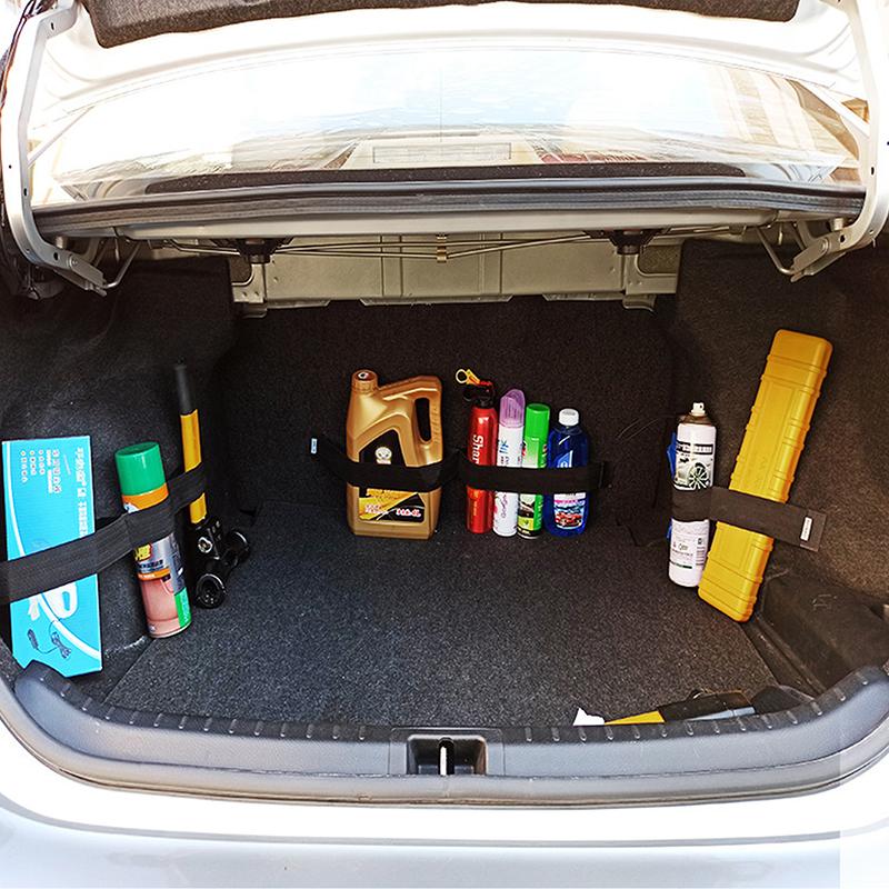 4/5/6/7/80Cm Car Trunk Organizer Firm Magic Tape Cars Stowing Tidying Fixed Belt Auto Tool Fire Extinguisher Storage