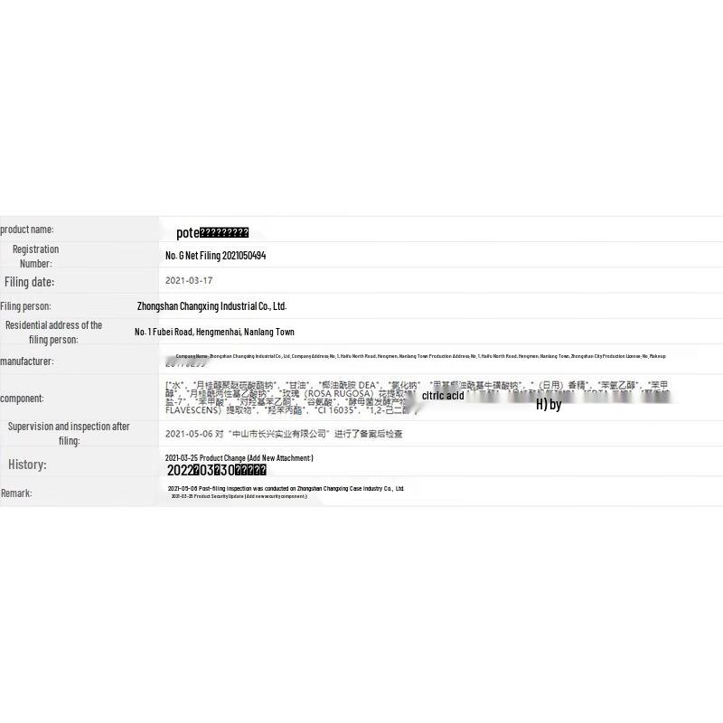 Pote Rose Scented Firming Shower Gel