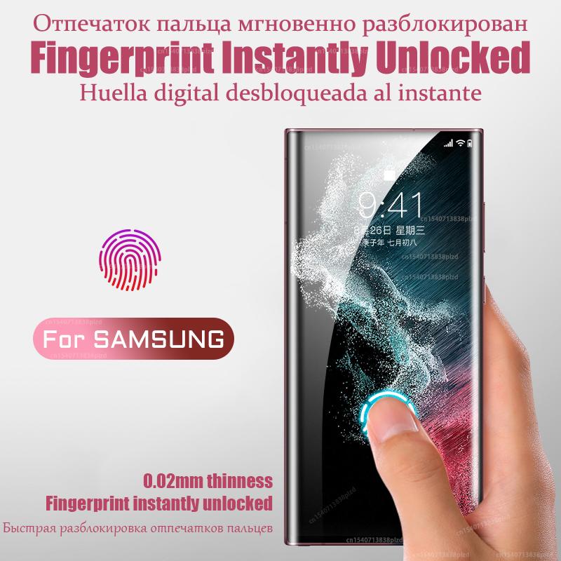 Per Samsung GalaxyS26 S25 S24 S23 S22 S21 S20 Plus Ultra FE Pellicola Protettiva per Schermo Note 20 10 9 S10 A56 A55 A35 A54 A36 A15 A26 5G Film