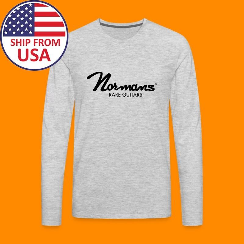 Normans Rare Guitars Men#039;s Grey Size S to 2XL Unisex T-Shirt M