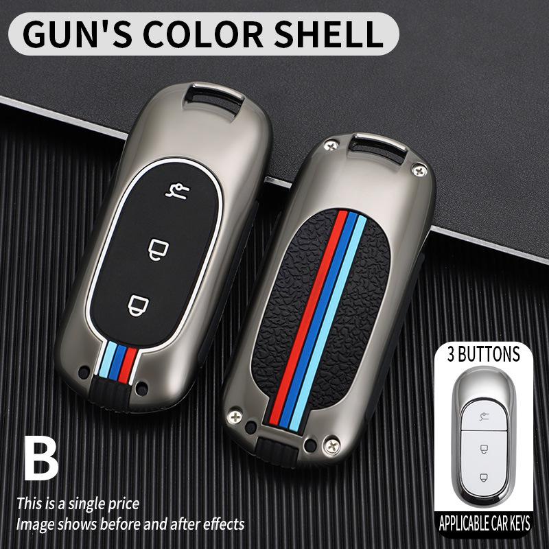 

Leapmotor C01 Key Fob Protective Metal Shell with Buckle for Men and Women