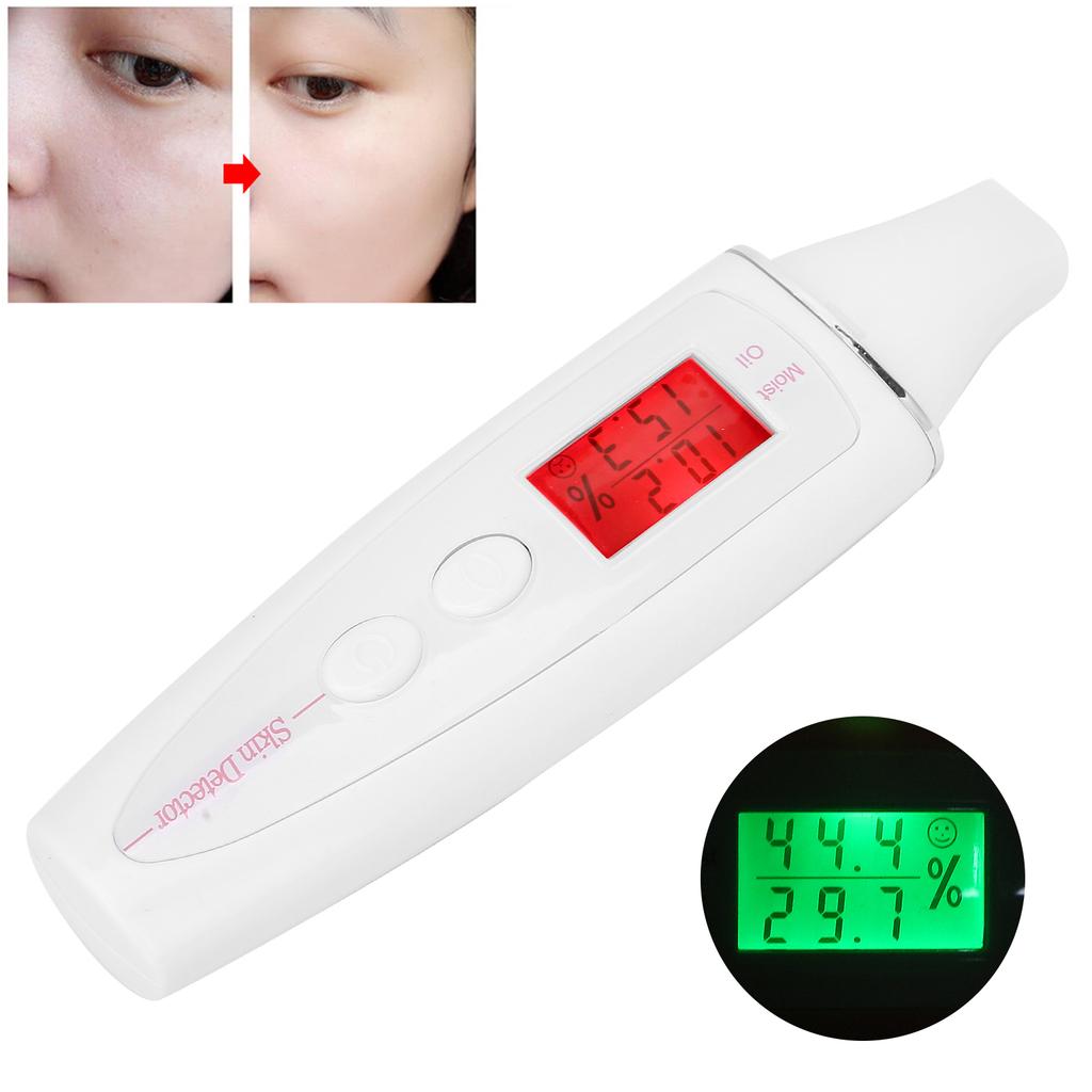 High Sensitive LCD Digital Skin Analyzer Moisture Water Oil Monitor Facial Skin