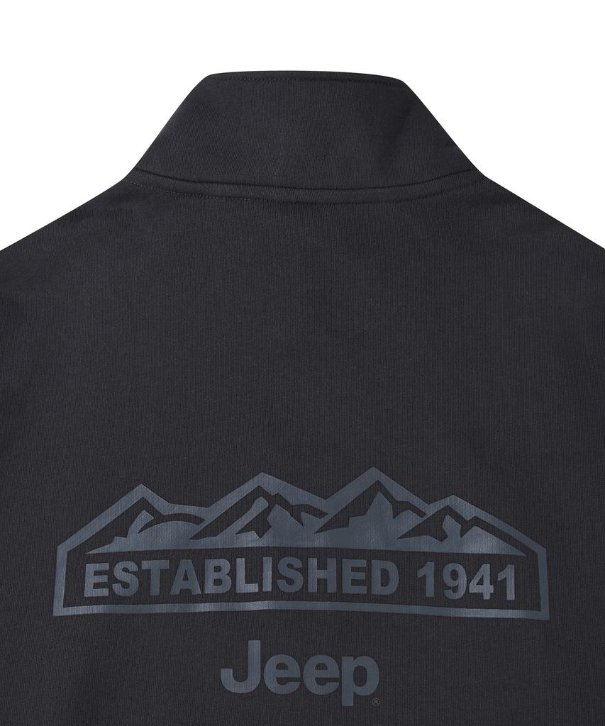 JEEP [360G] M-Logo Half-Zip Sweatshirt (Jr5Tsu838Cg)