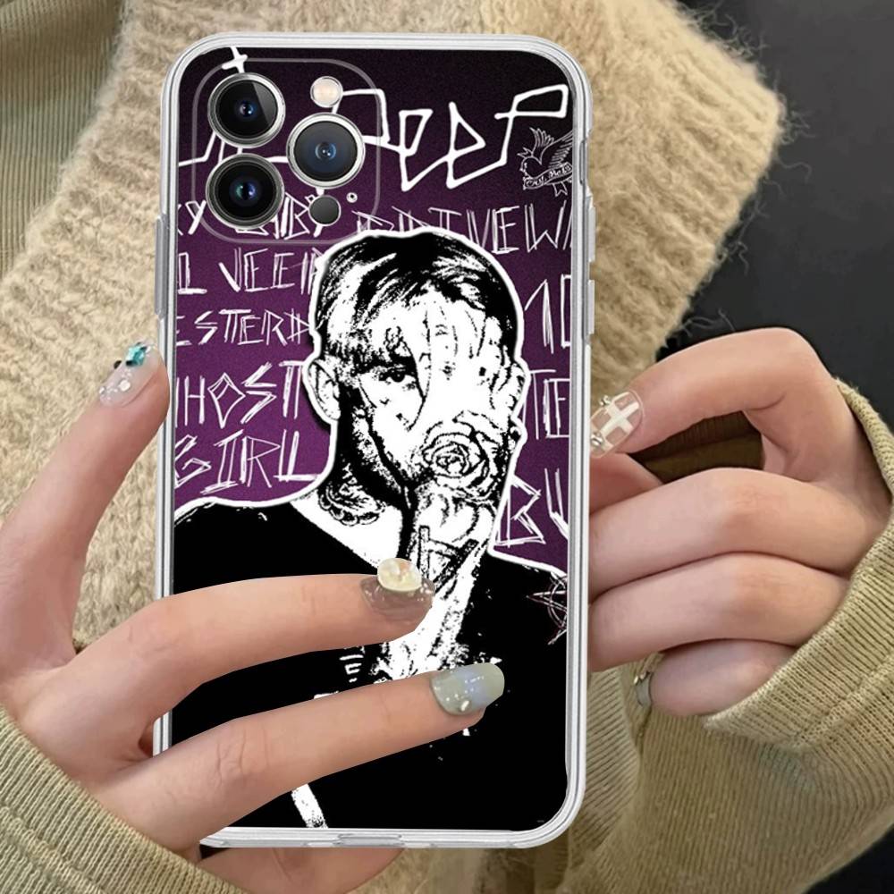 Emo Rapper Lil Peep TPU Silicone Case For IPhone 11 12 13 14 15 16 17 Pro Max Shockproof Clear Back Cover