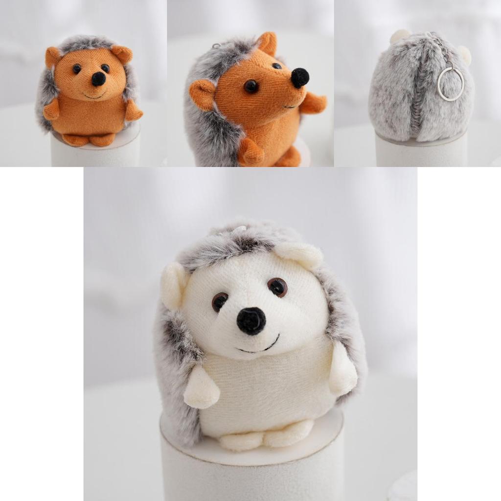 Entzückender Igel Plüschtier Schlüsselanhänger Weiches Stofftier Rucksackanhänger Niedlich