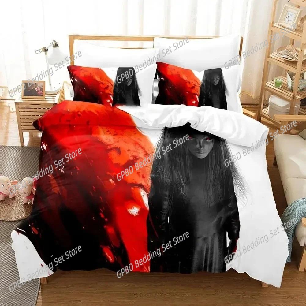 

3D Print F.E.A.R. 2 Project Origin Beding Set Bedrom Soft Modern Bedspreads Comefortable Soft Duvet Cover Comfortable Quilt Cover Pilowcase 100*200cm Single