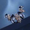 Brooch Irregular Design Sparkling Rhinestones Anti-exposed Brooch Pin Sweaters Collars Hats Bags Coats Scarves Badge Versatile Accessory